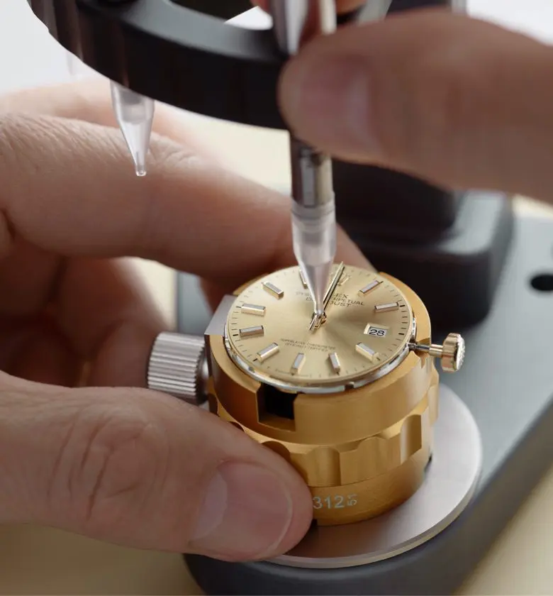 Rolex Servicing Hand Assembly Procedure - The Time Place