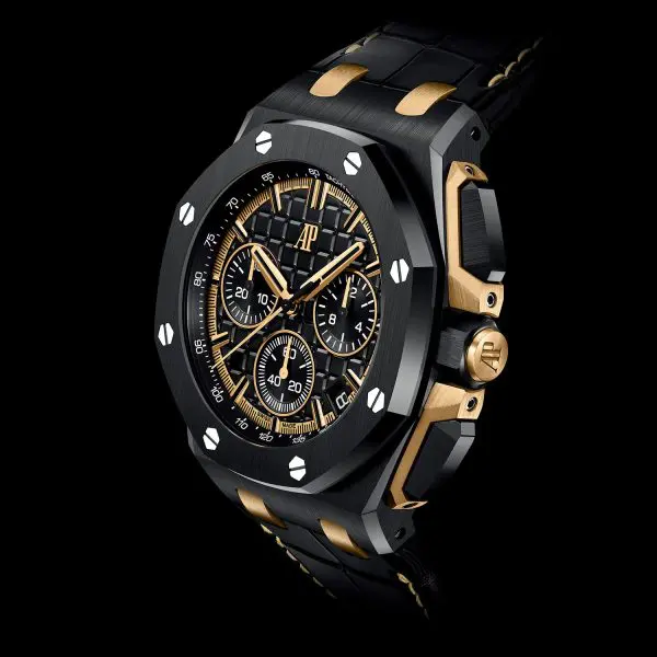 Audemars Piguet Royal Oak Offshore Selfwinding Chronograph 43mm Black Ceramic and Yellow Gold 26420CE 4