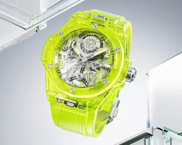 Hublot Big Bang Tourbillon Yellow Neon Saxem