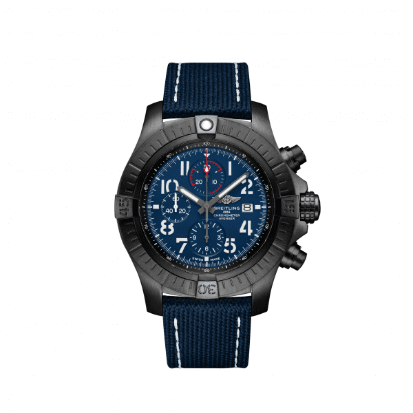 v13375101c1x2 super avenger chronograph 48 night mission soldier