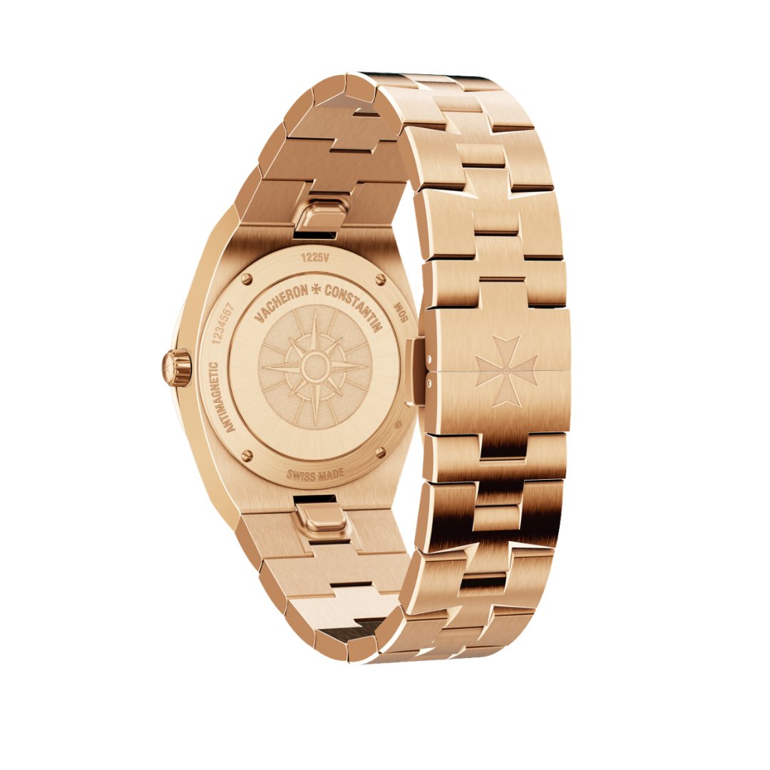 Overseas Quartz – 33 mm – Pink Gold (Back)