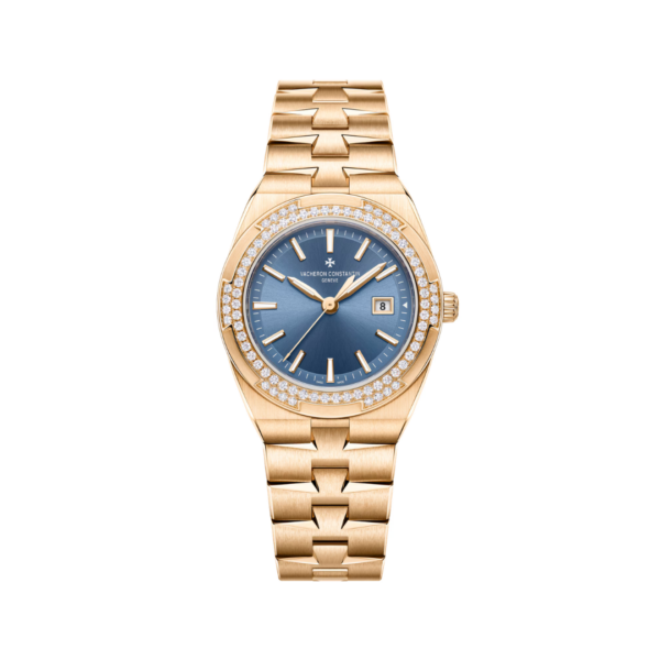 Overseas Quartz – 33 mm – Pink Gold (Front)