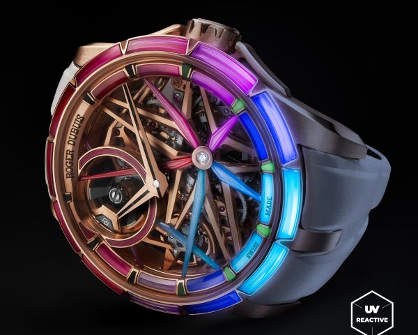 Roger Dubuis ignites the Excalibur Blacklight Spin-Stone™ Monobalancier