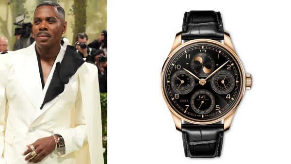 Colman Domingo in an IWC Portugieser Perpetual Calendar 44