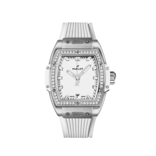 spirit of big bang titanium white diamonds 39 mm soldier shot